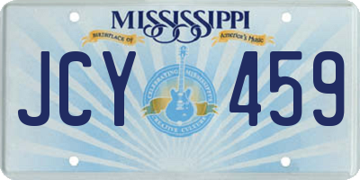 MS license plate JCY459