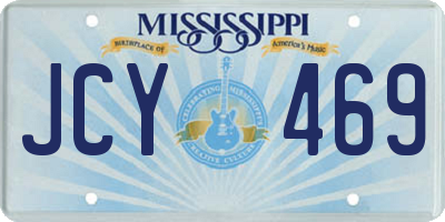 MS license plate JCY469