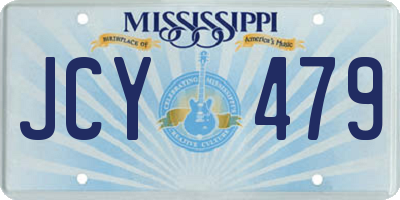 MS license plate JCY479