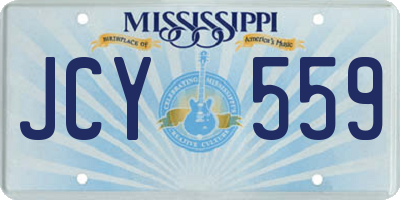 MS license plate JCY559