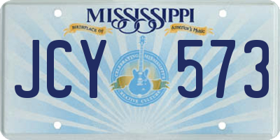 MS license plate JCY573