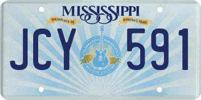 MS license plate JCY591