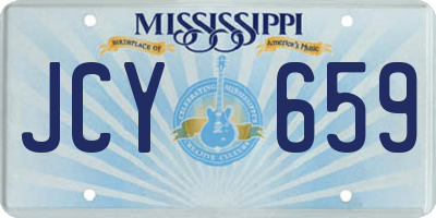 MS license plate JCY659