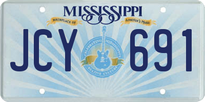 MS license plate JCY691