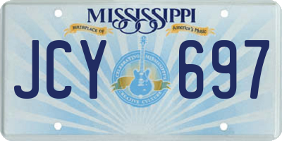 MS license plate JCY697