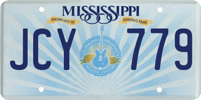 MS license plate JCY779