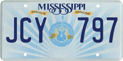 MS license plate JCY797