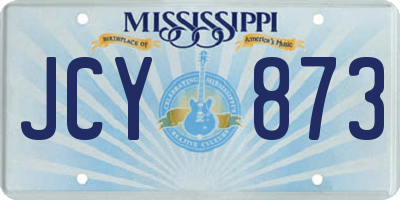 MS license plate JCY873