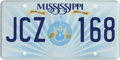 MS license plate JCZ168