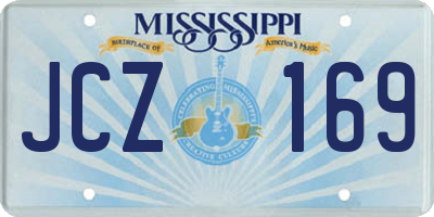 MS license plate JCZ169