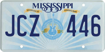 MS license plate JCZ446