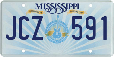 MS license plate JCZ591