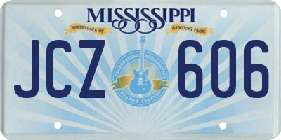 MS license plate JCZ606