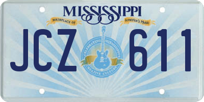 MS license plate JCZ611