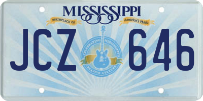 MS license plate JCZ646