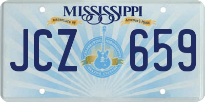 MS license plate JCZ659
