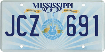 MS license plate JCZ691