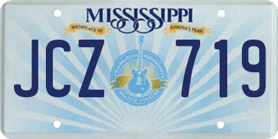 MS license plate JCZ719