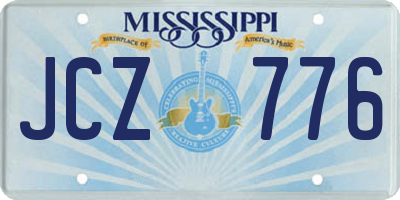 MS license plate JCZ776