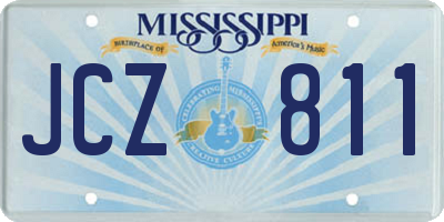 MS license plate JCZ811