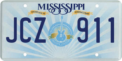 MS license plate JCZ911