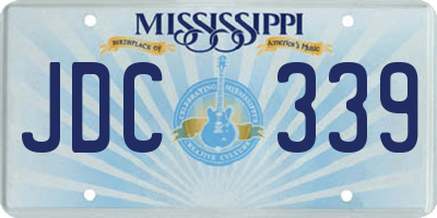 MS license plate JDC339