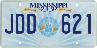 MS license plate JDD621