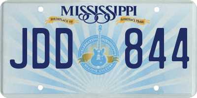 MS license plate JDD844