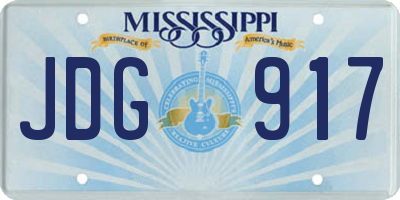 MS license plate JDG917