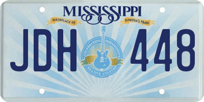 MS license plate JDH448
