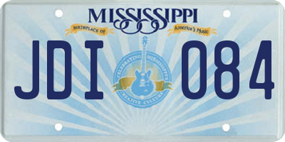 MS license plate JDI084