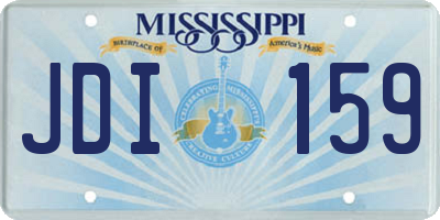 MS license plate JDI159