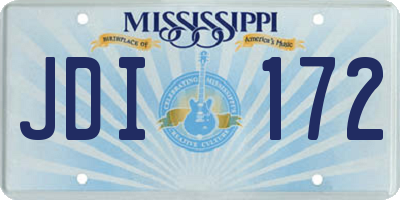MS license plate JDI172
