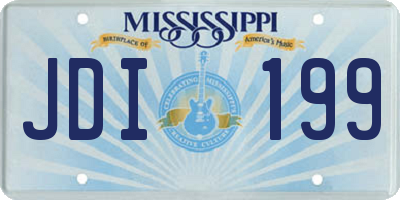 MS license plate JDI199