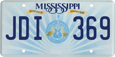 MS license plate JDI369