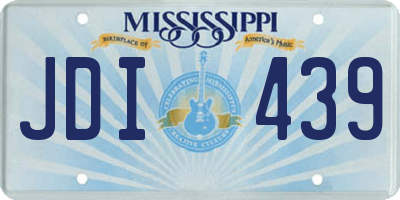 MS license plate JDI439