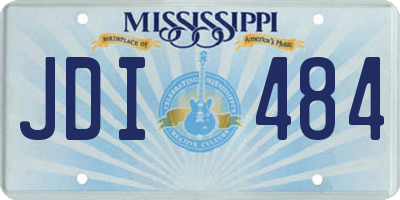 MS license plate JDI484