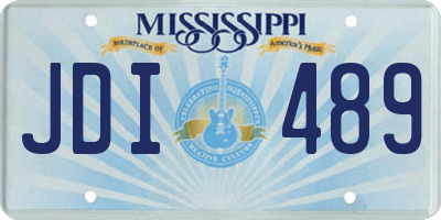 MS license plate JDI489