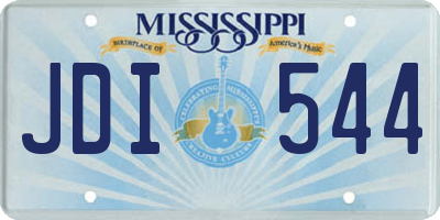 MS license plate JDI544