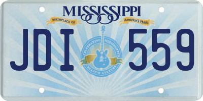 MS license plate JDI559