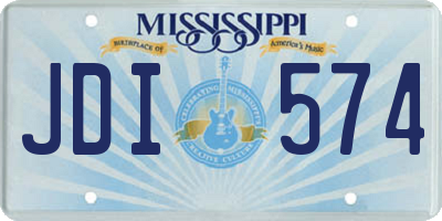 MS license plate JDI574