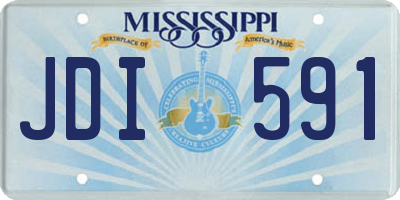 MS license plate JDI591
