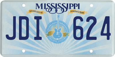 MS license plate JDI624