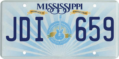 MS license plate JDI659