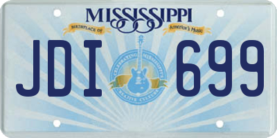 MS license plate JDI699