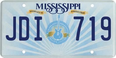 MS license plate JDI719