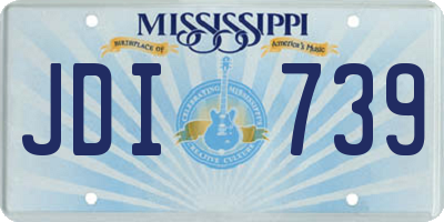 MS license plate JDI739