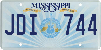 MS license plate JDI744