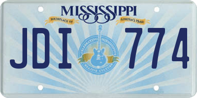 MS license plate JDI774