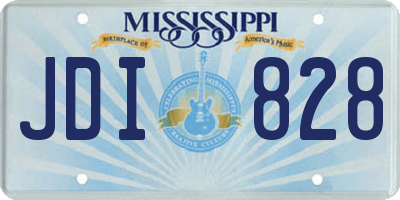 MS license plate JDI828